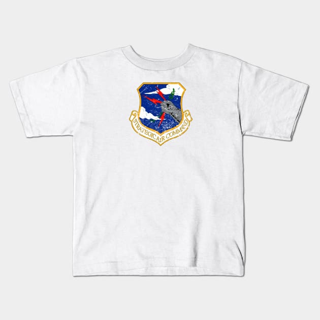 Strategic Air Command - Small Color Logo Kids T-Shirt by Wykd_Life